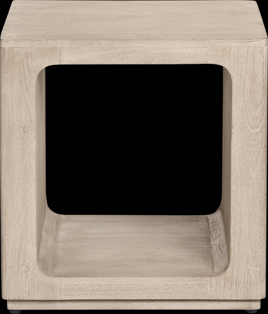 Stonecrop Beige End Table - Thumbnail - Image 2