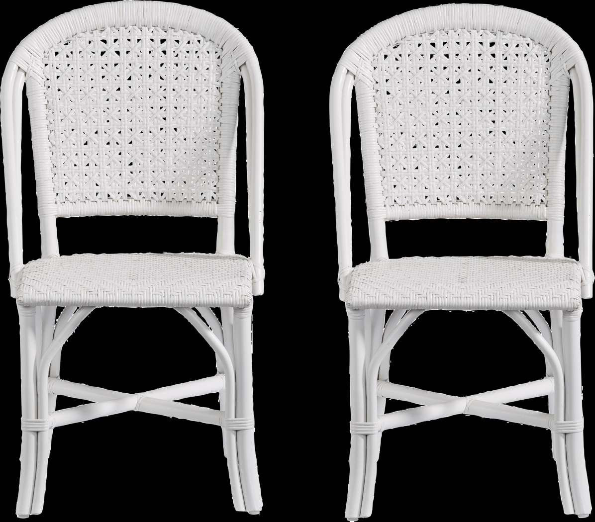 Stonegarden White Dining Chair, Set of 2 - Thumbnail - Image 2
