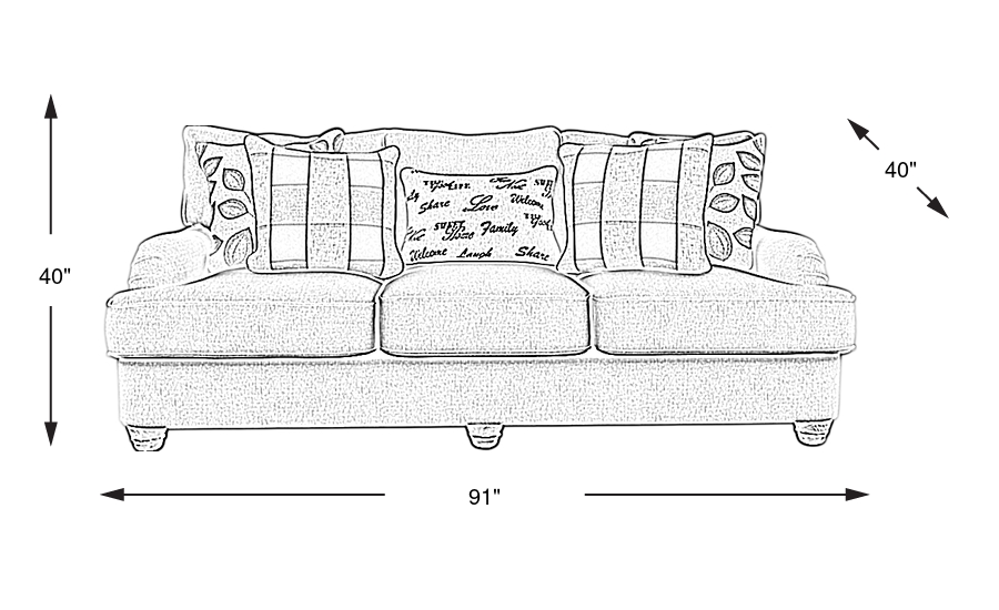 Dimension Image. Please refer to the Dimension Tab on this page for dimension details.