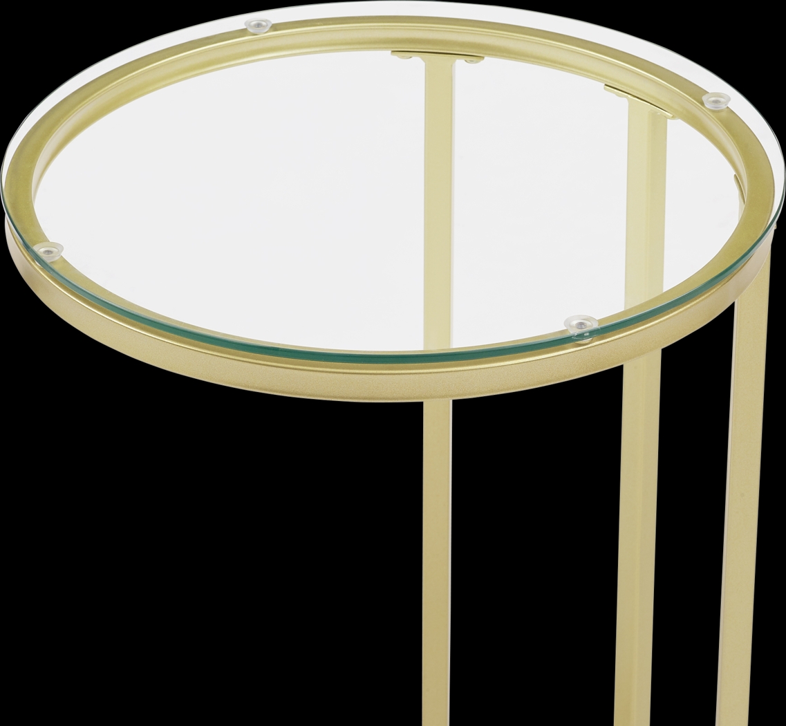 Stoneholm Gold End Table - Thumbnail - Image 3