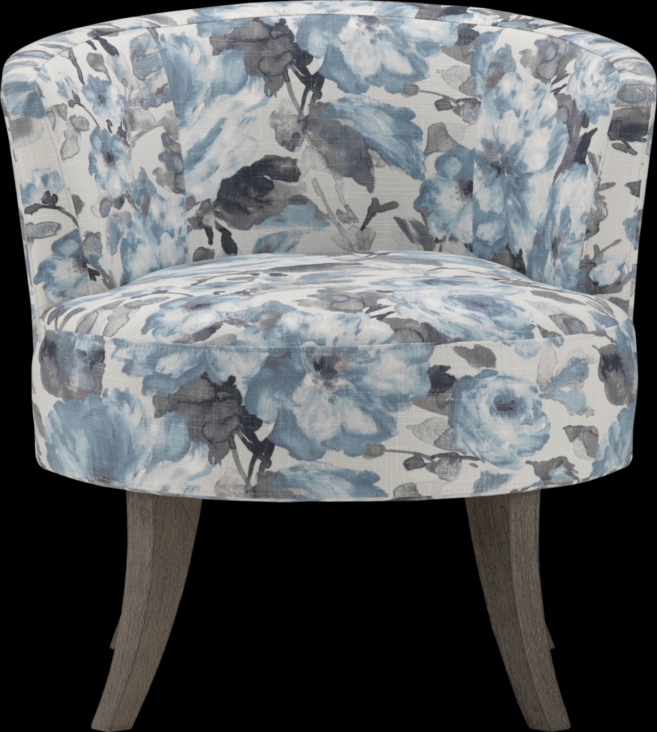 Stoneleigh Blue Accent Swivel Chair - Thumbnail - Image 2