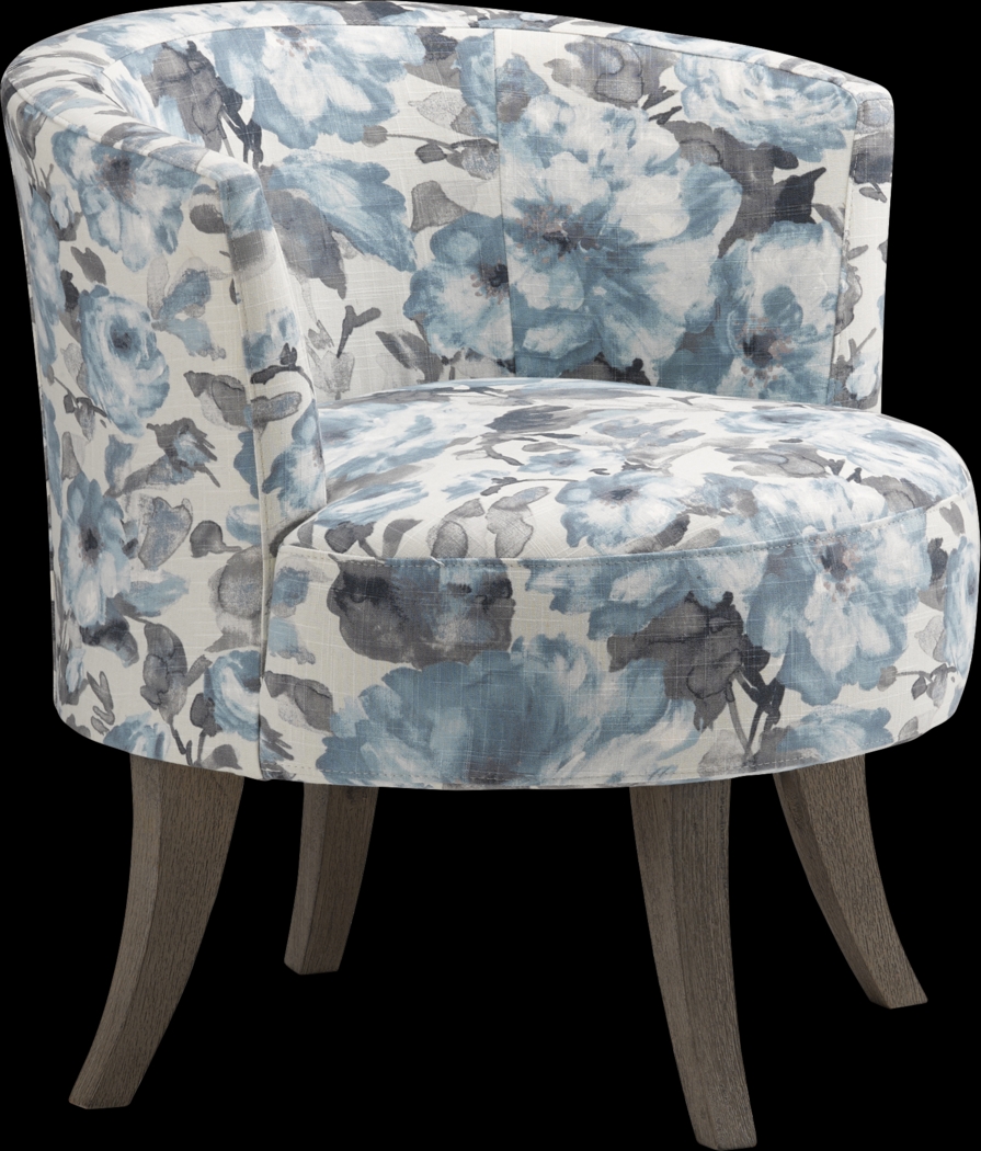 Stoneleigh Blue Accent Swivel Chair - Thumbnail - Image 1