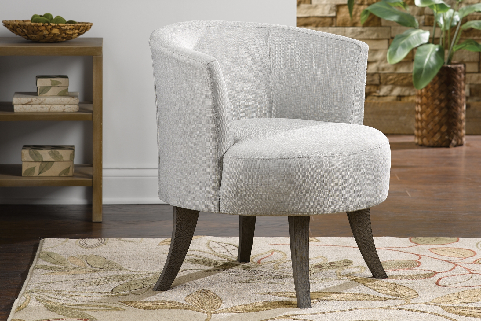 Stoneleigh Gray Accent Swivel Chair - Thumbnail - Image 2