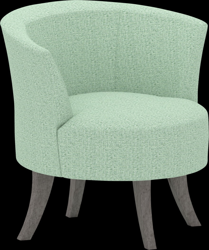 Stoneleigh Teal Accent Swivel Chair - Thumbnail - Image 1
