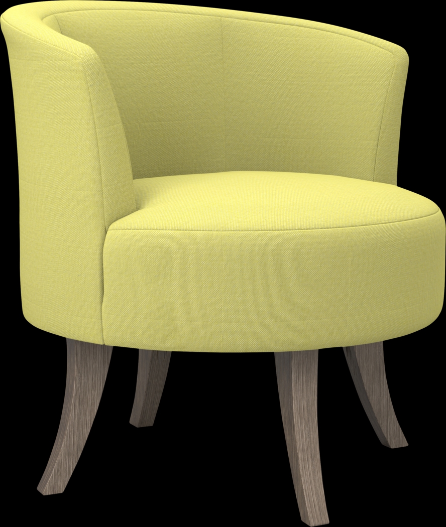 Stoneleigh Yellow Accent Swivel Chair - Thumbnail - Image 1