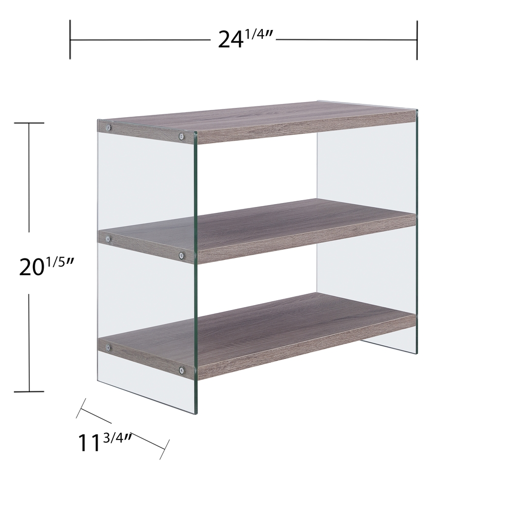 Stoneler Natural Small Bookcase - Thumbnail - Image 5