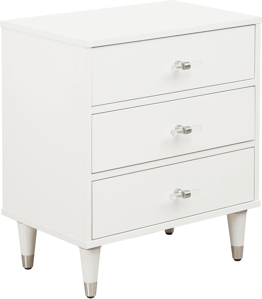 Stonemont White Nightstand - Thumbnail - Image 1