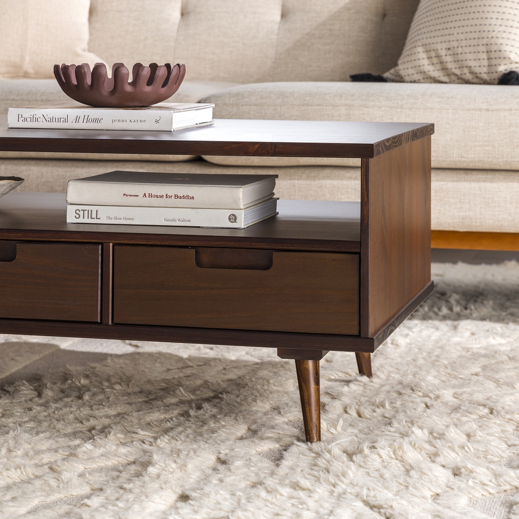 Stonesale Walnut Cocktail Table - Thumbnail - Image 6