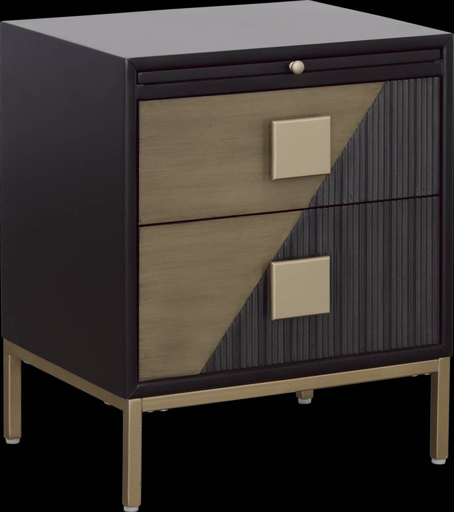 Stonethrow Black Side Table - Thumbnail - Image 1