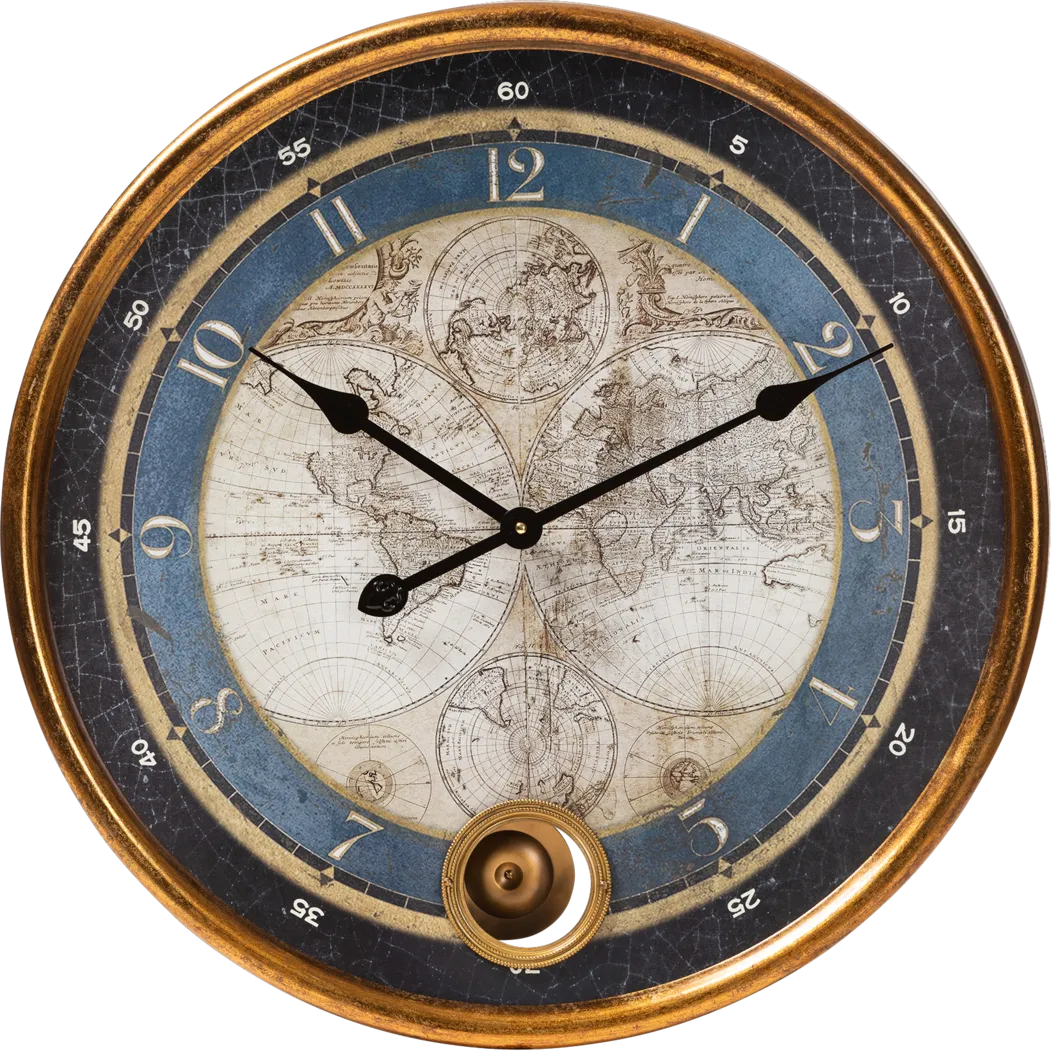 Stonham Blue Wall Clock - Thumbnail - Image 1