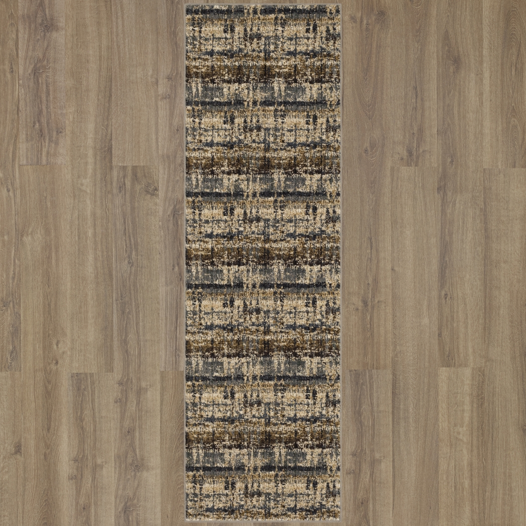 Stoningham Denim 2'4 x 7'10 Runner Rug - Thumbnail - Image 2
