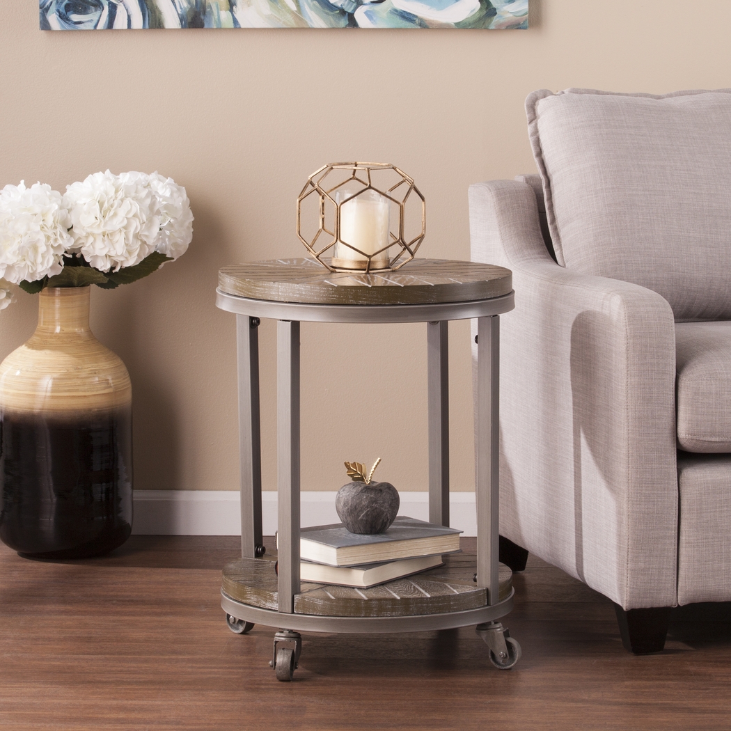 Stonymade Brown End Table - Thumbnail - Image 4