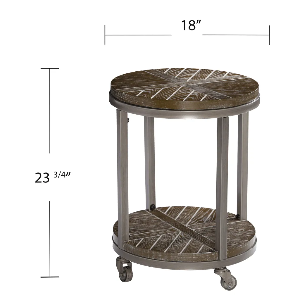 Stonymade Brown End Table - Image 5