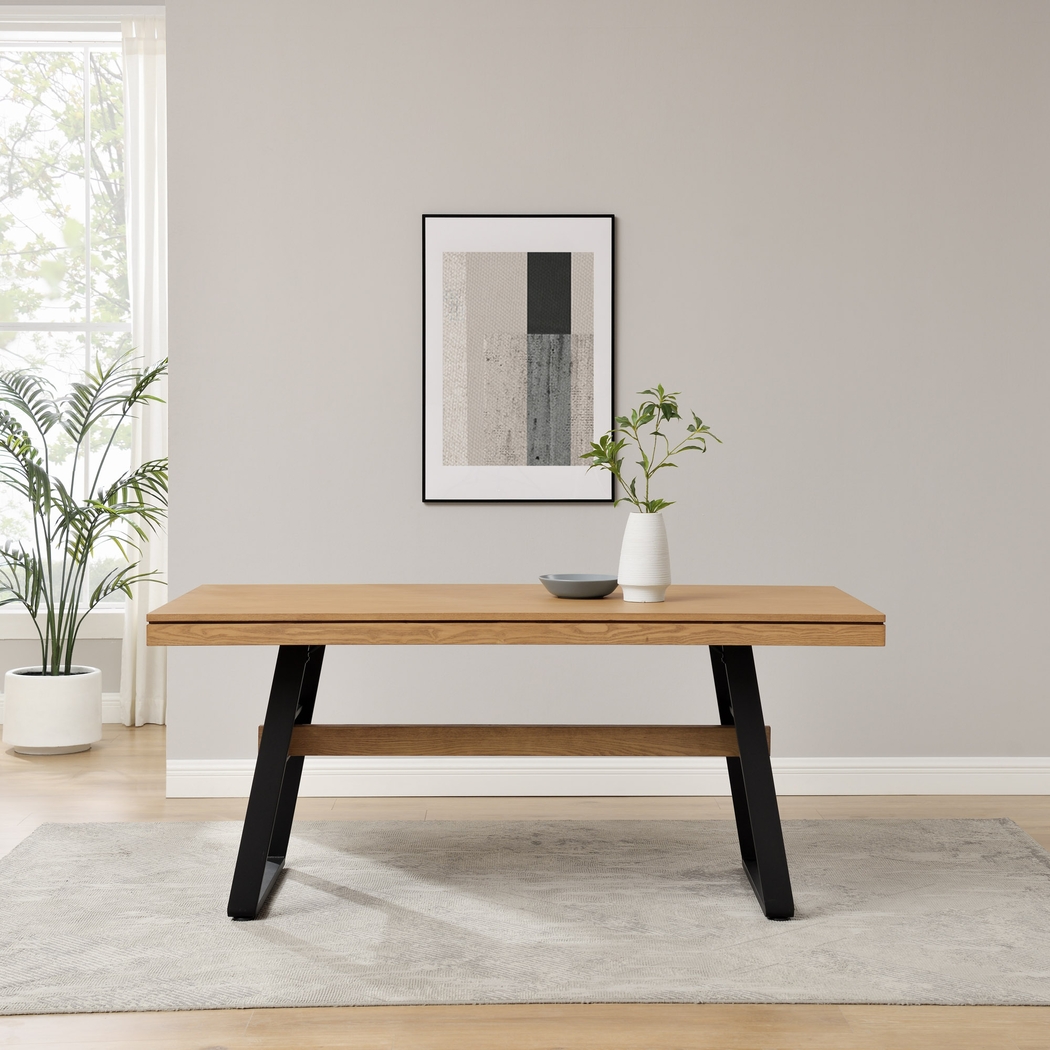 Stormdenn Light Oak Dining Table - Thumbnail - Image 2