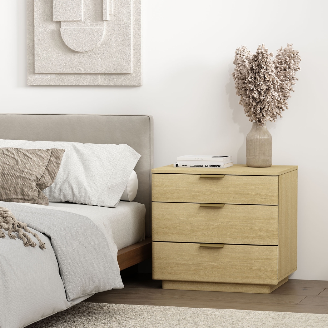 Stormways Brown and Gold Nightstand - Thumbnail - Image 2