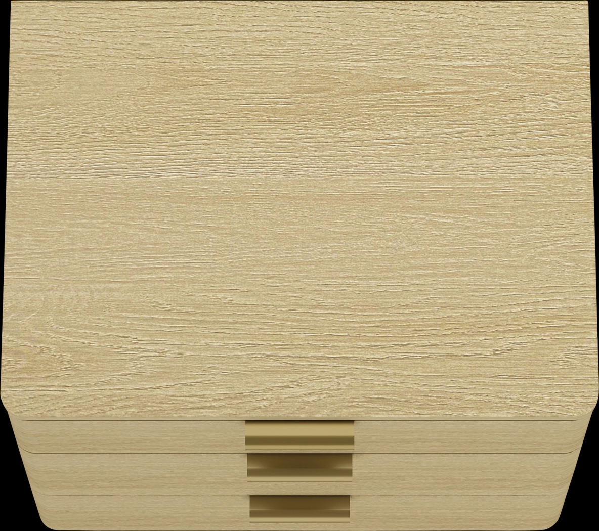 Stormways Brown and Gold Nightstand - Thumbnail - Image 5