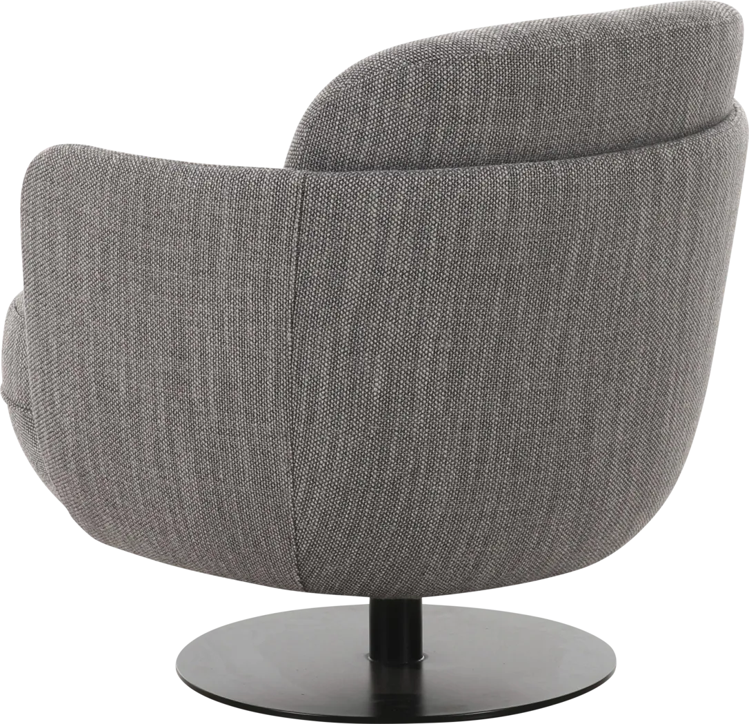 Stormwoody II Gray Swivel Accent Chair - Thumbnail - Image 3