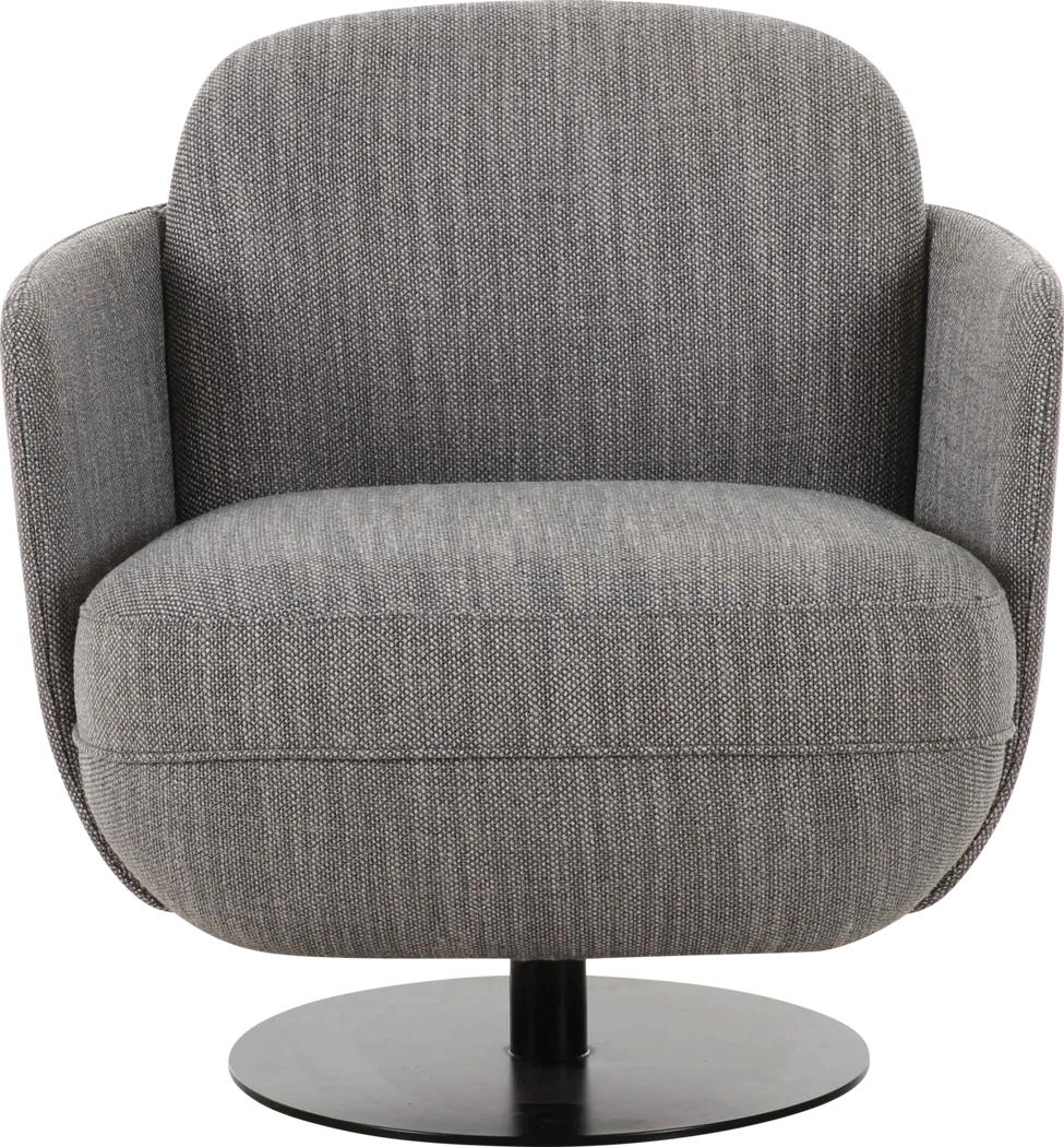 Stormwoody II Gray Swivel Accent Chair - Thumbnail - Image 4