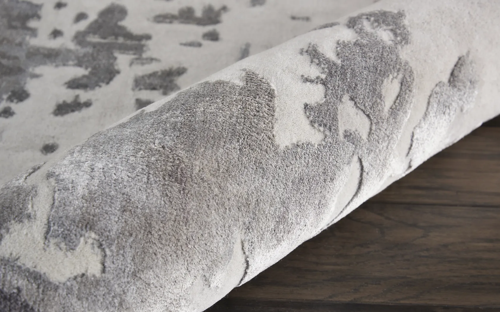 Stormy Lane Gray 9'9 x 13'9 Rug - Thumbnail - Image 3