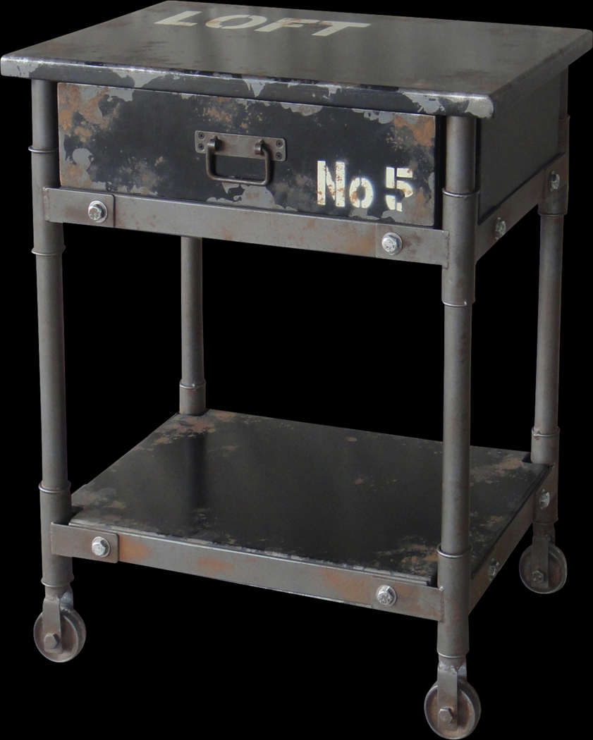 Stornaway Black Side Table - Thumbnail - Image 1