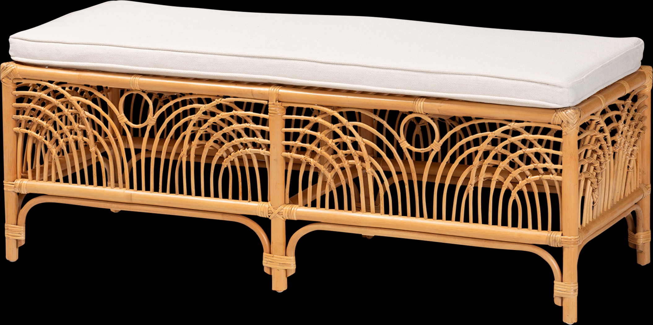 Stoulig Light Brown Accent Bench - Thumbnail - Image 1