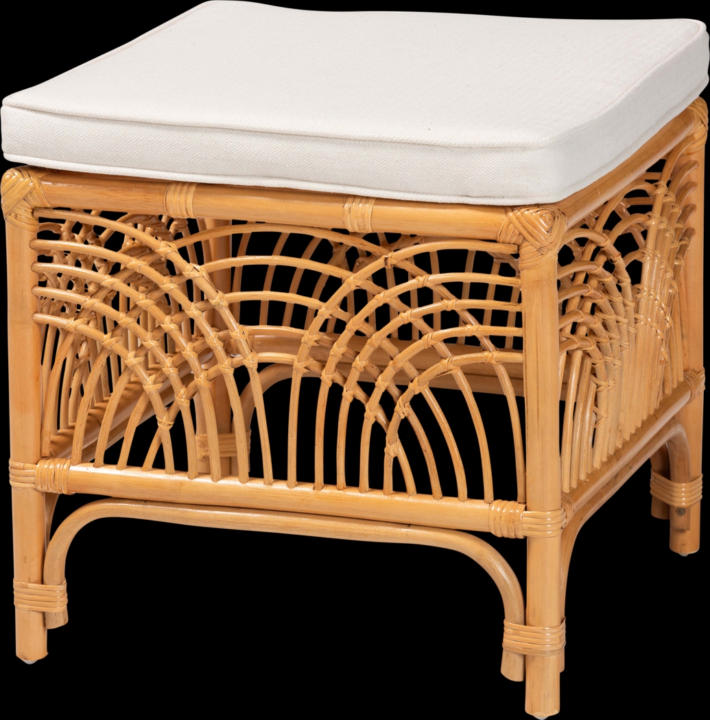 Stoulig Light Brown Ottoman - Thumbnail - Image 1