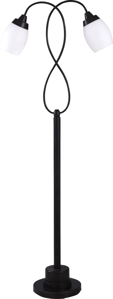 Stowick Black Floor Lamp - Thumbnail - Image 1