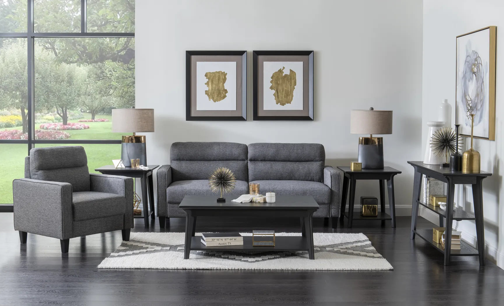 Stowmarket Black Cocktail Table - Thumbnail - Image 5