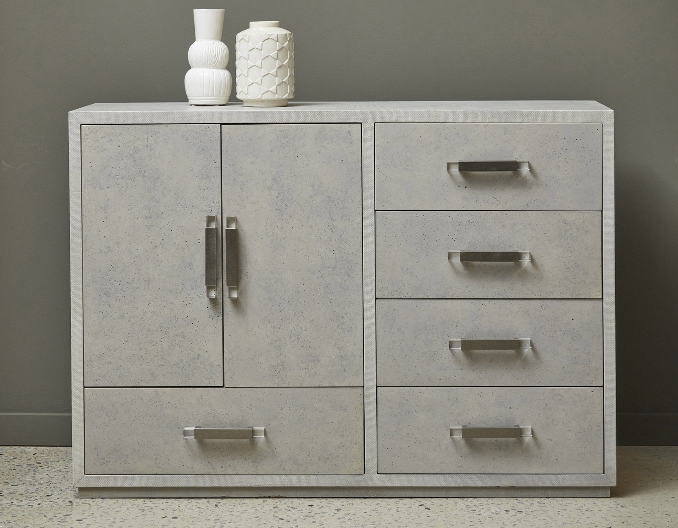 Stoxmeade Gray Accent Cabinet - Thumbnail - Image 2