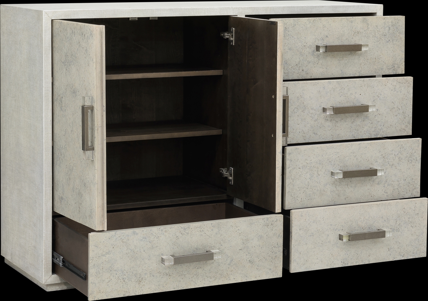 Stoxmeade Gray Accent Cabinet - Thumbnail - Image 3