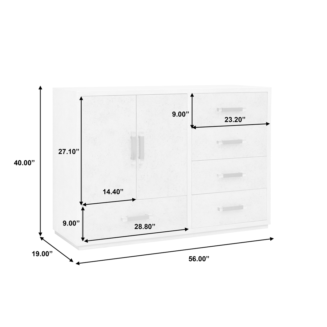 Stoxmeade Gray Accent Cabinet - Thumbnail - Image 9