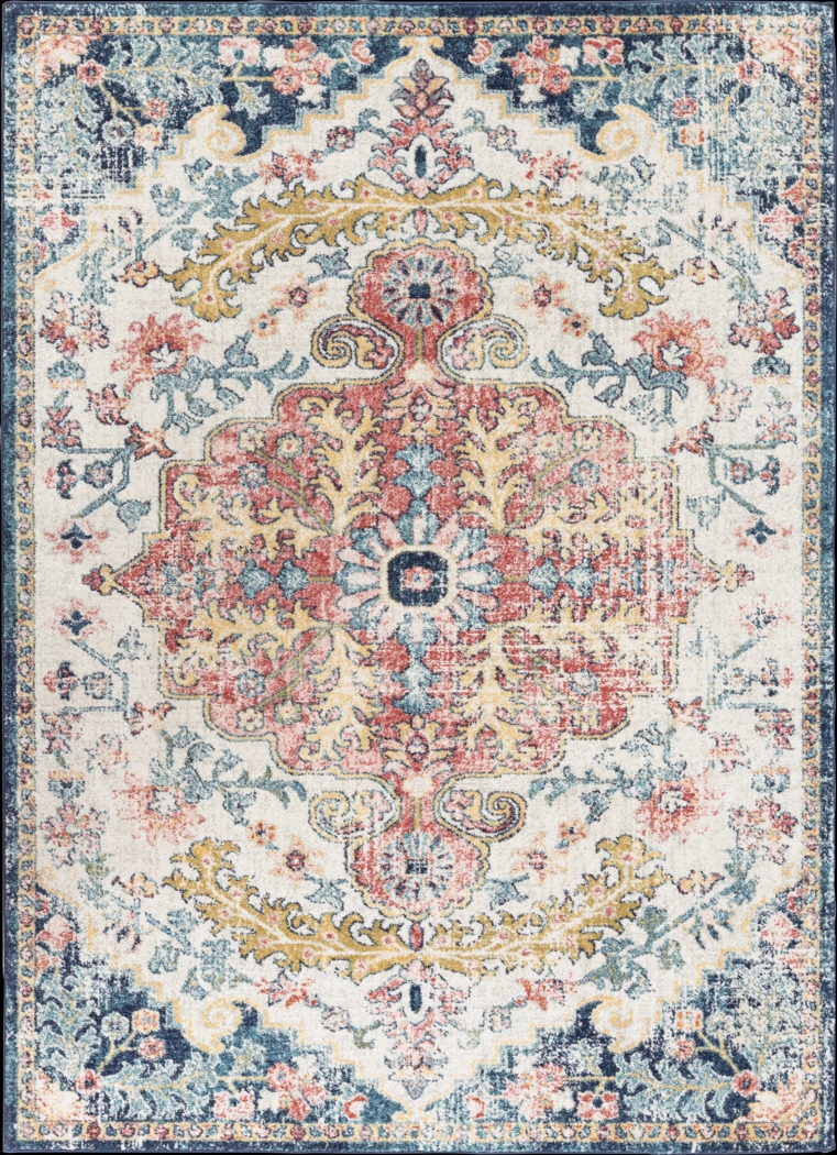 Stradleigh Blue 6'7 x 9' Rug - Thumbnail - Image 1
