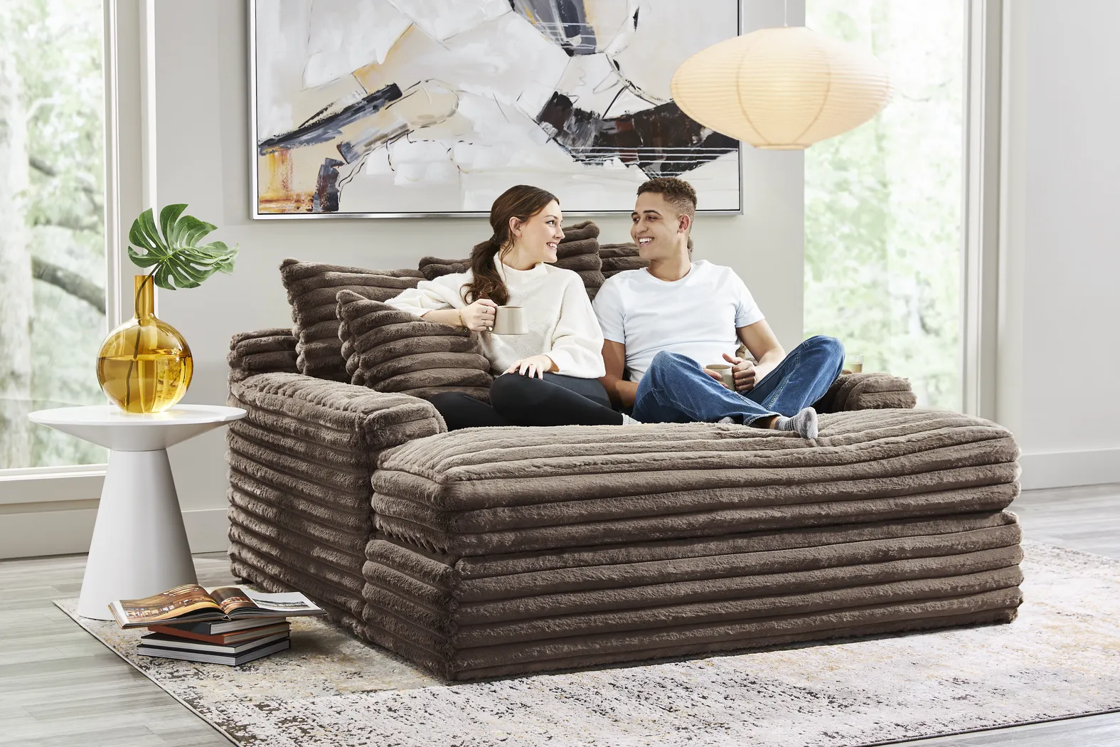 Stratford Brown Chaise - Image 6