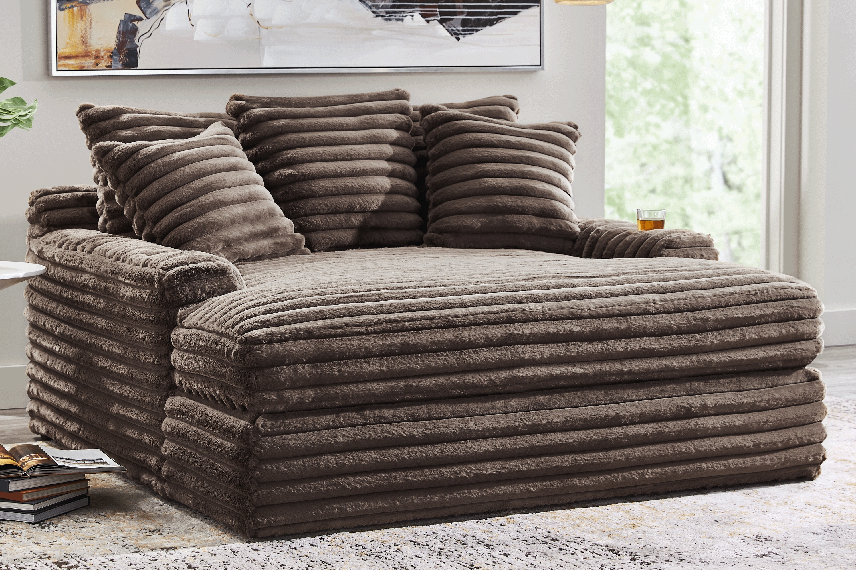 Stratford Brown Chaise - Thumbnail - Image 2