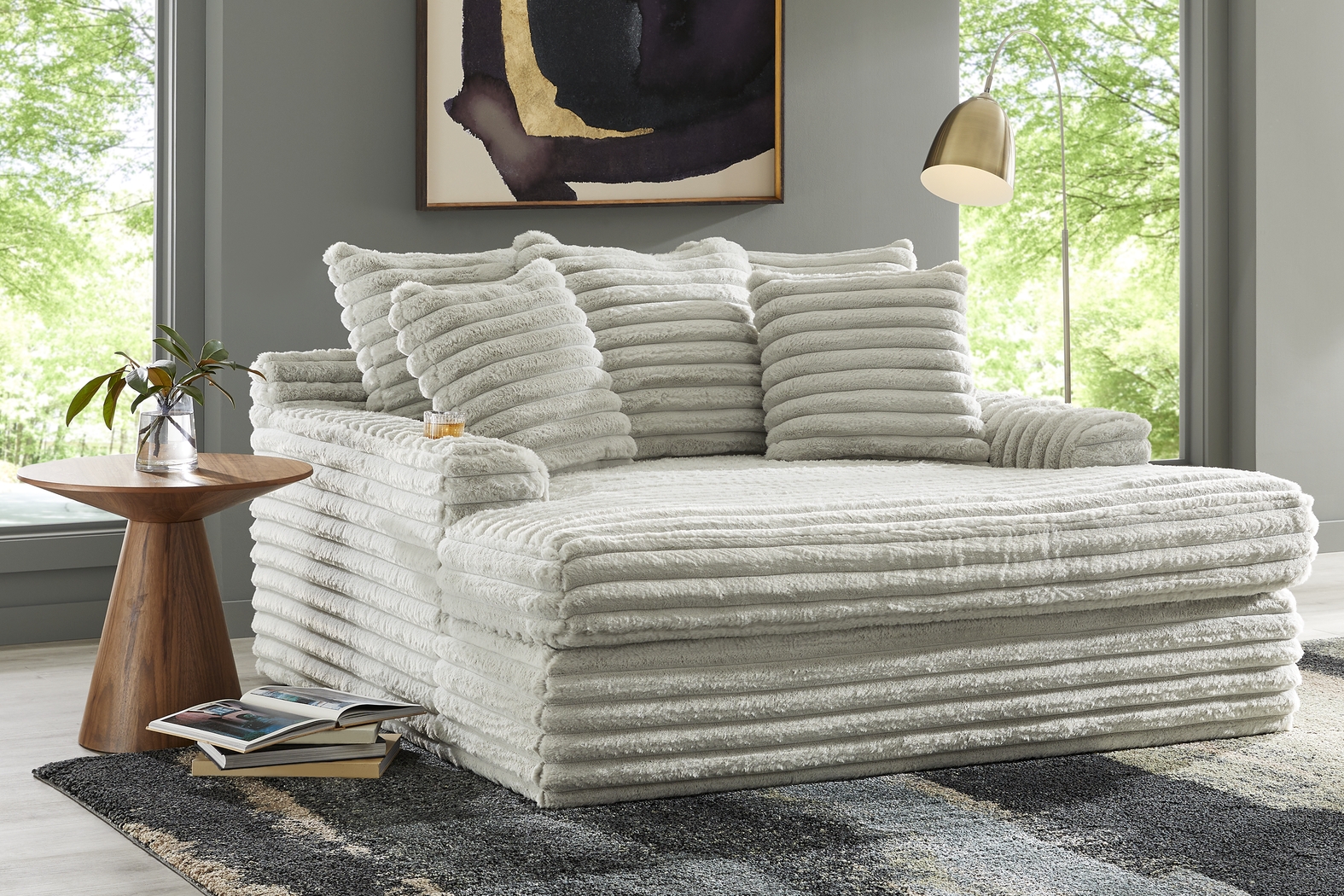 Stratford Gray Chaise - Thumbnail - Image 4