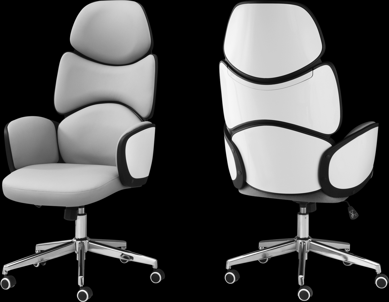 Streamview White Office Chair - Thumbnail - Image 1