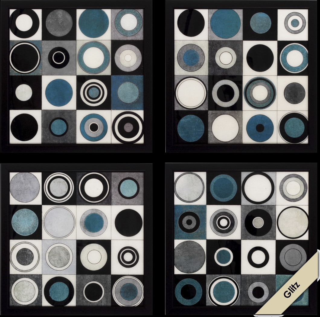 Street Blue Set of 4 Artwork - Thumbnail - Image 1