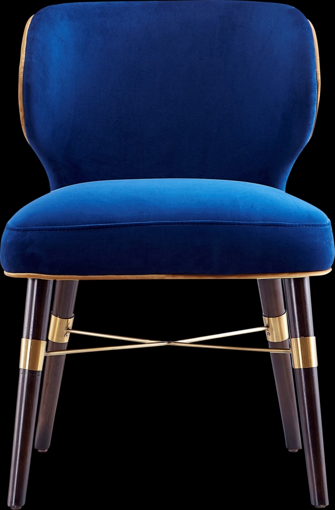 Strineway Blue Side Chair, Set of 2 - Thumbnail - Image 3