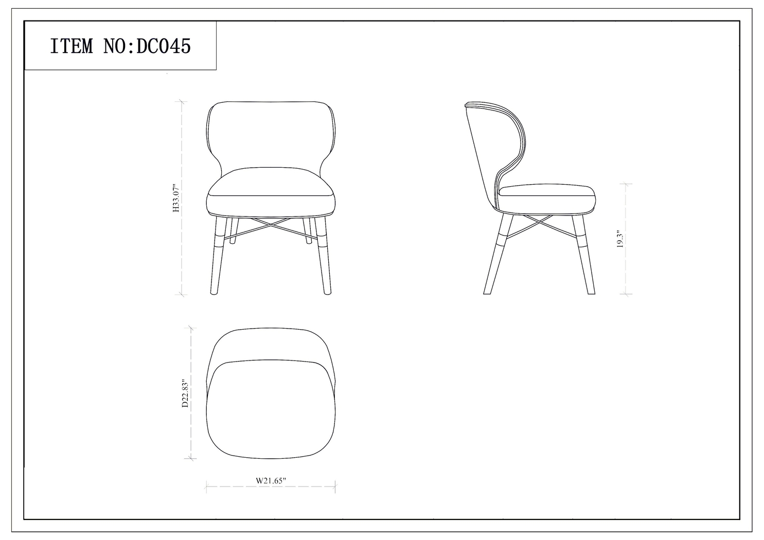 Strineway Blue Side Chair, Set of 2 - Thumbnail - Image 9