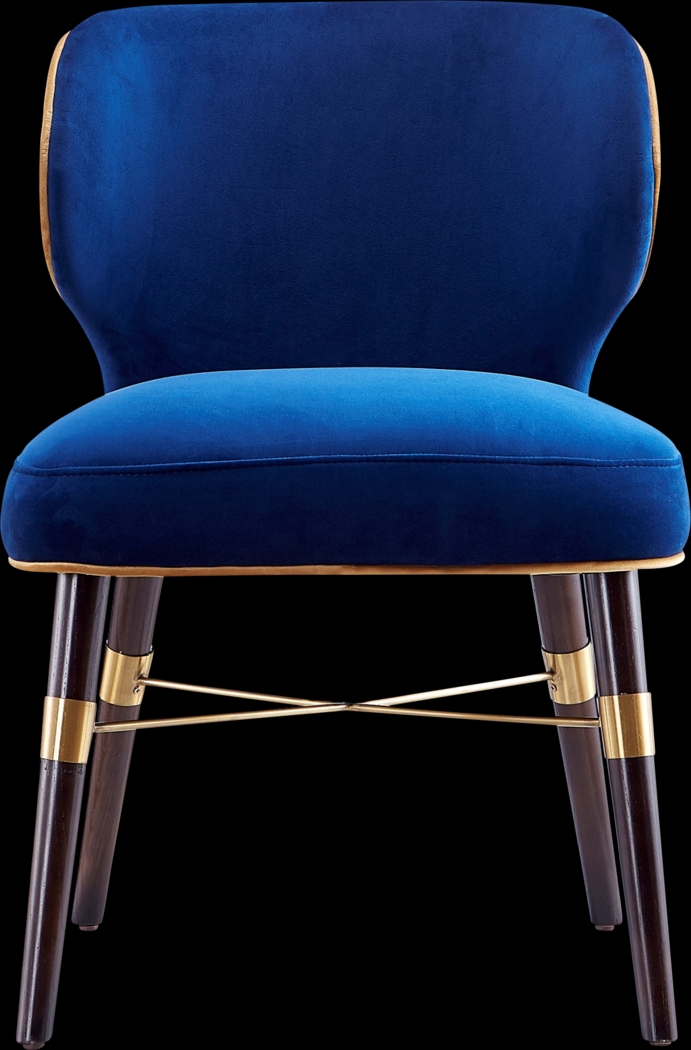 Strineway Blue Side Chair - Thumbnail - Image 2