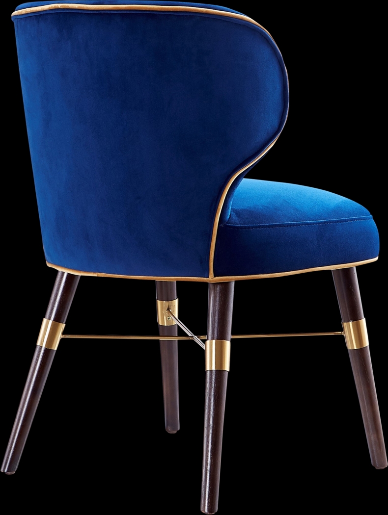Strineway Blue Side Chair - Thumbnail - Image 4