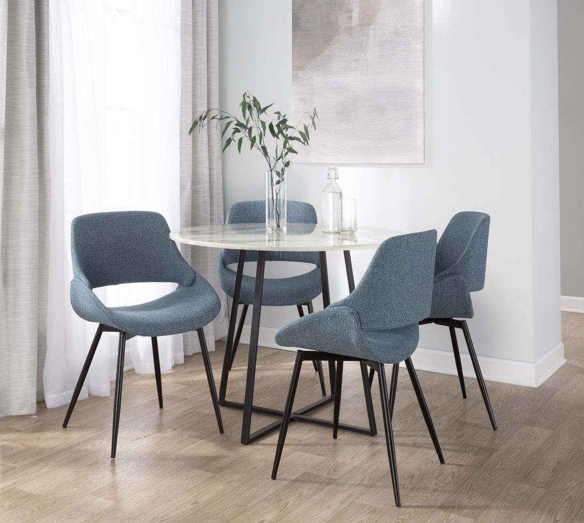 Stroble I Blue Dining Chair, Set of 2 - Thumbnail - Image 3