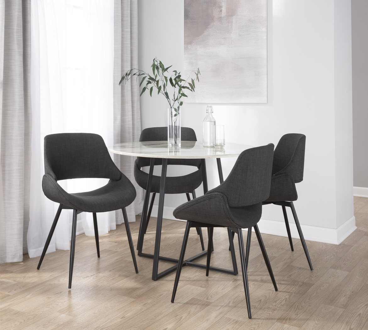 Stroble I Charcoal Dining Chair, Set of 2 - Thumbnail - Image 3