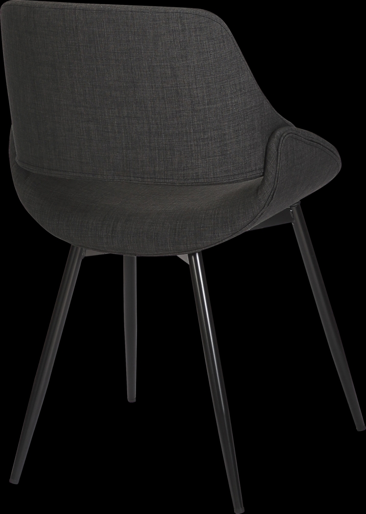 Stroble I Charcoal Dining Chair, Set of 2 - Thumbnail - Image 6