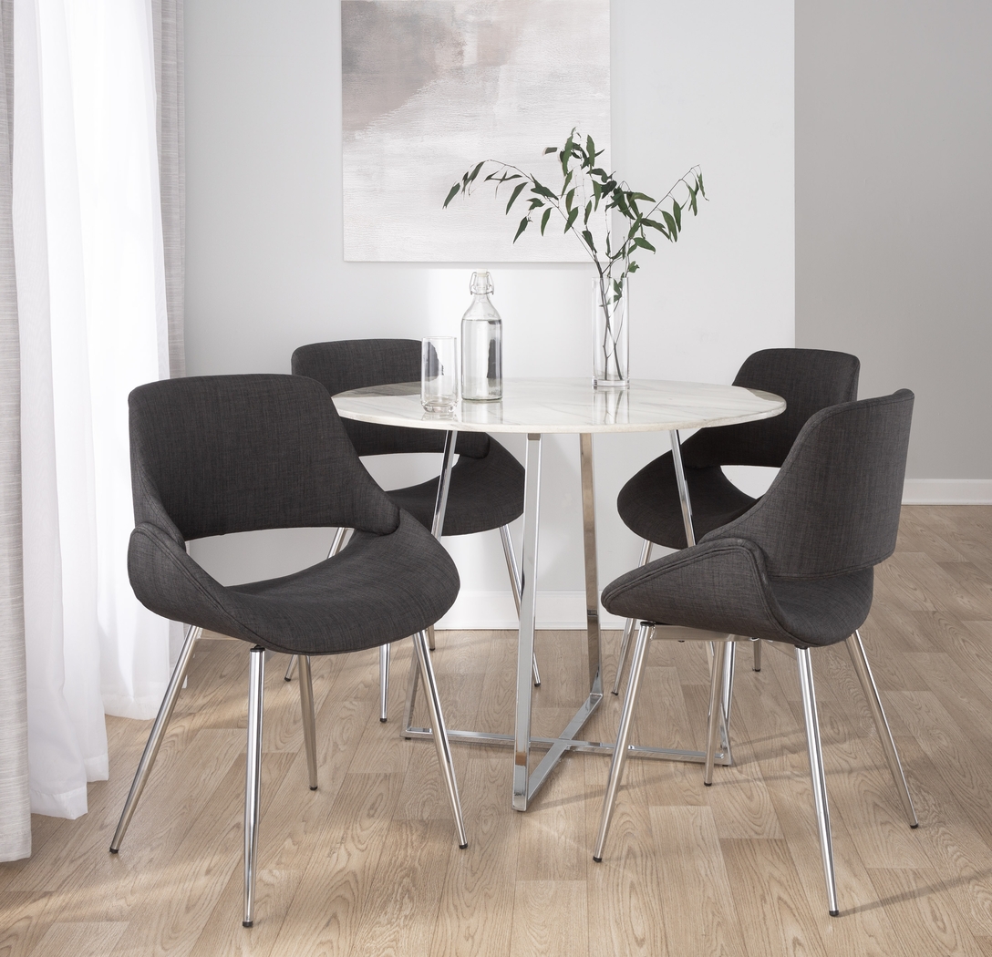 Stroble II Charcoal Dining Chair, Set of 2 - Thumbnail - Image 2