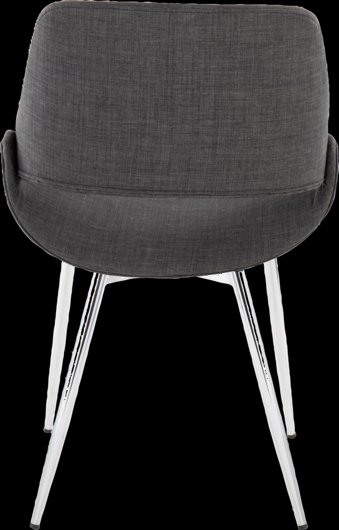 Stroble II Charcoal Dining Chair, Set of 2 - Thumbnail - Image 4