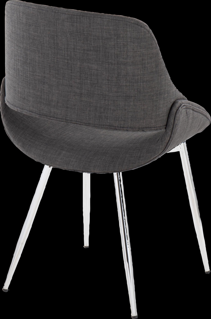 Stroble II Charcoal Dining Chair, Set of 2 - Thumbnail - Image 5