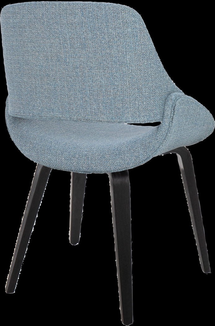 Stroble III Blue Dining Chair, Set of 2 - Thumbnail - Image 3