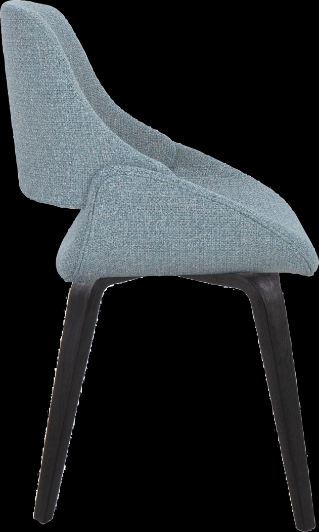 Stroble III Blue Dining Chair, Set of 2 - Thumbnail - Image 5
