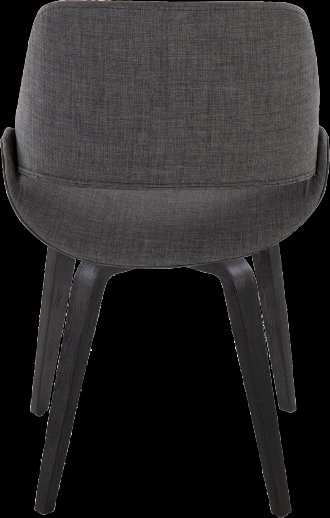 Stroble III Charcoal Dining Chair, Set of 2 - Thumbnail - Image 4